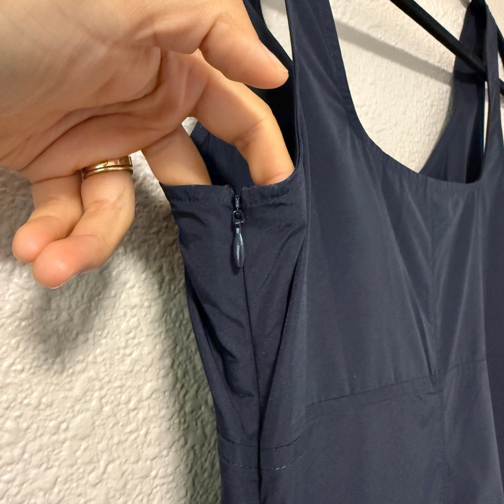 NWOT Proenza Schouler Kendall Dress Navy Midi Vacation Summer Resort Dress 6 - Picture 10 of 11